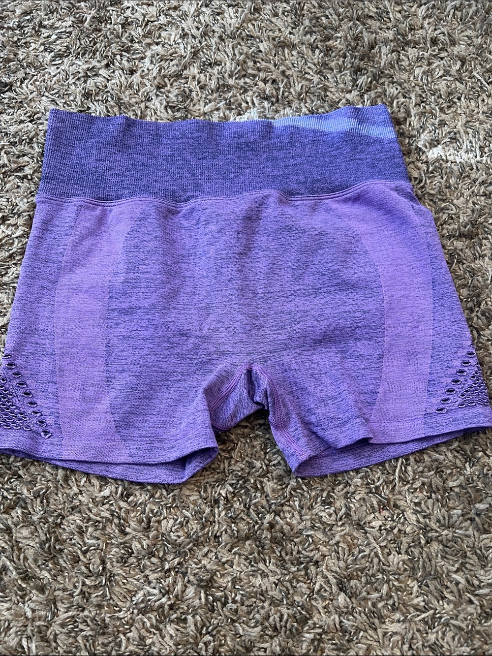 PINK Victoria's Secret Purple Athletic Seamless Shorts